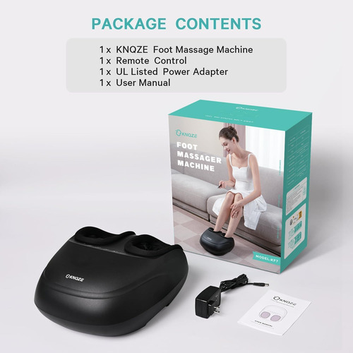 Máquina Massageadora De Pés Com Calor, Shiatsu Deep Kneading