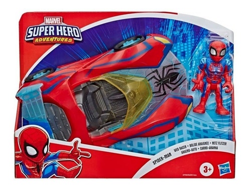 5 Pulgadas Figura De Acción Conjunto de Vehículos & Super héroe Aventuras Spider-Man jetquarters 