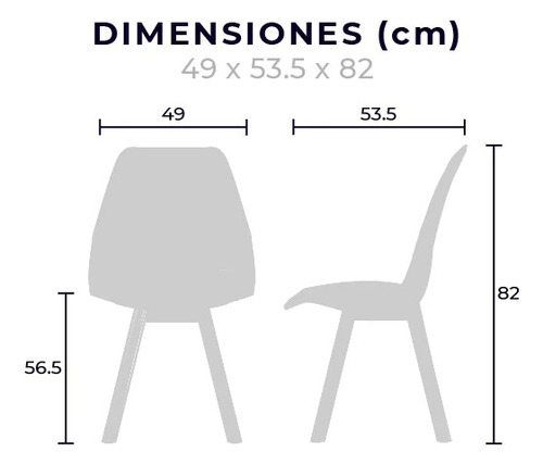 Juego De Comedor 4 Sillas Vinipiel Y Mesa De Cristal 120 Rec Cristal-gris Vinipiel