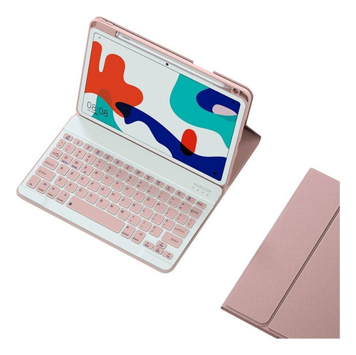 Funda Con Teclado Para Huawei Matepad T10 9.7 Pulgadas 2020