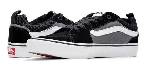 Vans Negros Con Gris