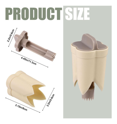 2pcs Pepper Deseeder, 2 En 1 Corer De Frutas Y Pimienta, De