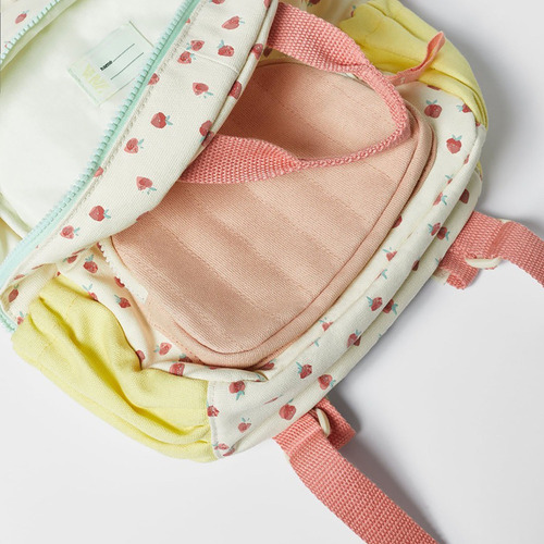 Mochila Con Estampado De Fresas For Bebé, Mo