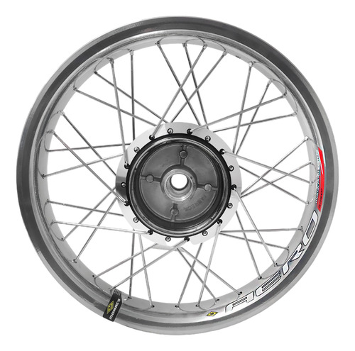 Roda Par Aro Monaco Branco Titan 150 Esd Cubo Diamantado