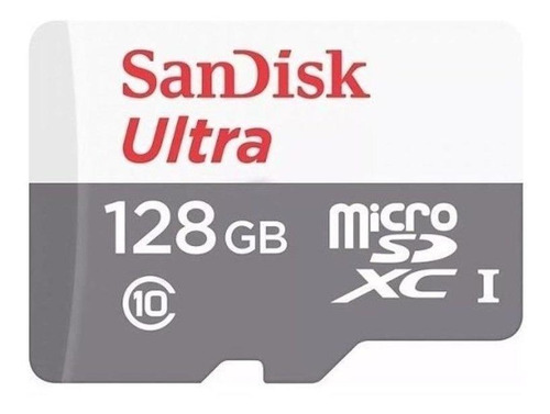 Imagen 1 de 2 de Tarjeta de memoria SanDisk SDSQUNS-128G-GN6TA  Ultra con adaptador SD 128GB