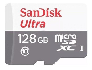 Tarjeta de memoria SanDisk SDSQUNS-128G-GN6TA Ultra con adaptador SD 128GB