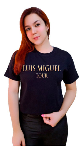 Polera Luis Miguel Logo Oficial Tour 2024 Concierto Estadio