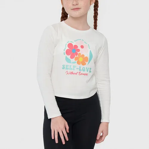 Polera niña manga larga new arrivals