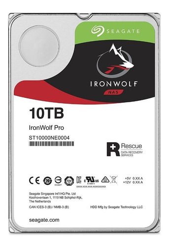 Seagate Ironwolf Pro 10tb St10000ne0004 Disco Duro Pc 