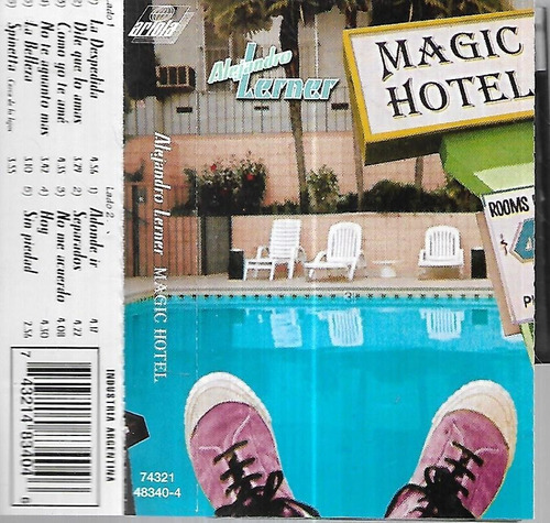 Alejandro Lerner Album Magic Hotel Sello Ariola Casete Nuevo
