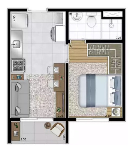 Imagem 20 de 23 de Apartamento À Venda No Bairro Chácara Santo Antônio (zona Sul) - São Paulo/sp - O-11692-21271