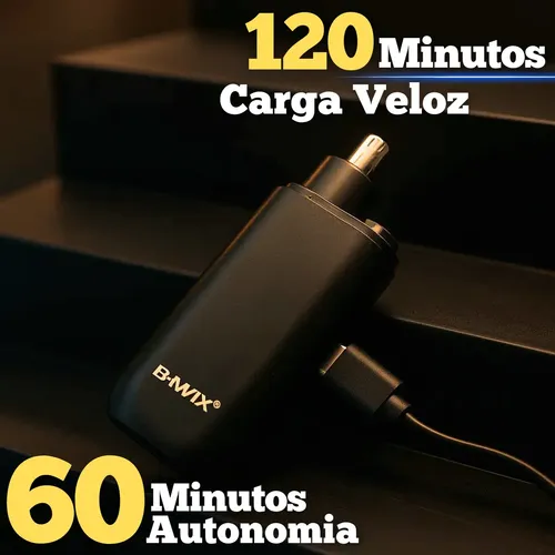 B-MAXAparador de Pelos B-Max BM-C074 Recarregável USB Nariz e Orelha