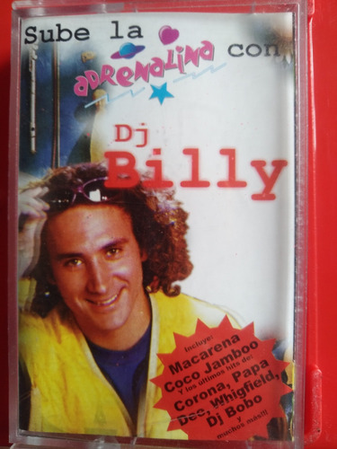  Adrenalina Con Dj Billy Cassette Cinta Tape Tv Telenovela