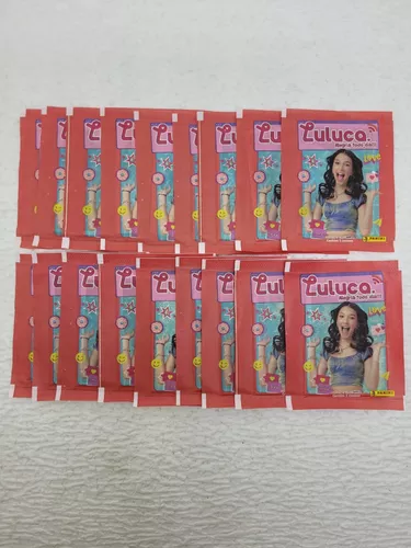 Pack com 50 figurinhas (10 envelopes) Figurinhas Luluca 2023 - PANINI