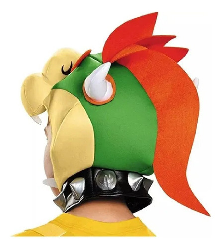 Disfraz Gorro Bowser Para Niño Excelente Calidad Amarillo Unitalla