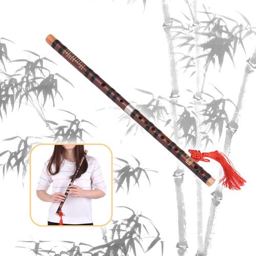 Flauta Dizi Bitter Knot Chinese Bamboo Para Principiantes