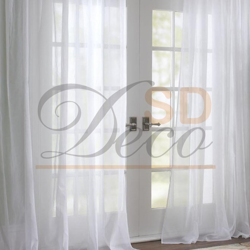 Cortinas A Medida Voile Triple O Creppe Por Metro - Sd Deco