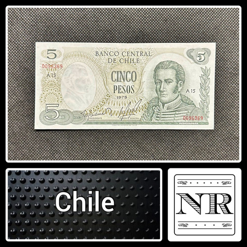 Chile - 5 Pesos - Año 1975 - P #149 - Barahona Molina