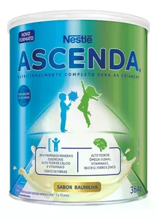 Nestlé Ascenda Sabor Baunilha Lata 364g