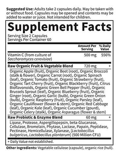 Garden Of Life Vitamina C Código Da Vitamina C Vitamina C Br