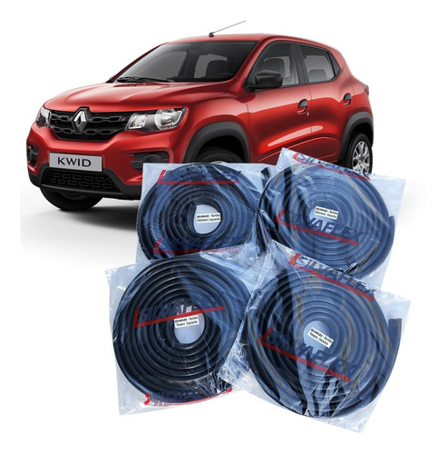 Burletes De 4 Puertas Renault Kwid (kit 4 Unidades)