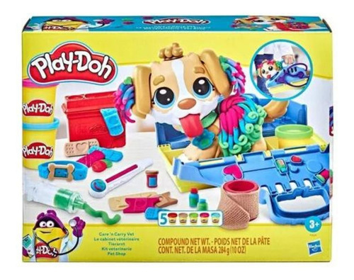 Set De Masa Hasbro Play-doh Veterinario Multicolor