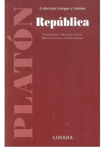 La Republica - Platon - Losada