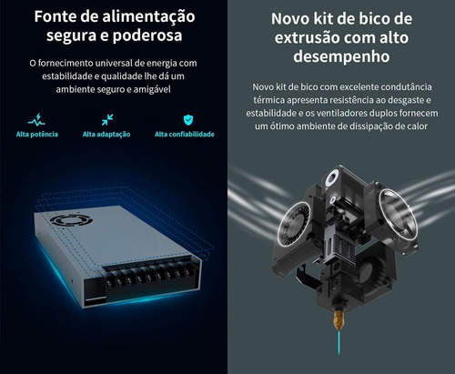 Imagem 5 de 8 de Impressora 3d Creality Cr 200b Fechada Abs Industrial