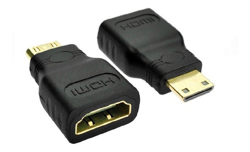 Adaptador Hdmi Hembra A Mini Hdmi Macho 4k Tipo D Oro.