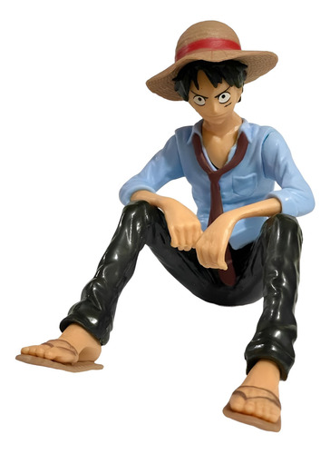 Figura Colección Anime One Piece Luffy Sentado