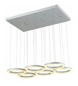 Imagen 5 de 10 de Lamparas Colgantes Modernas Led Olimpic 3 L Candil 220v 25w