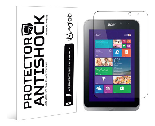 Protector Pantalla Antishock Para Tablet Acer Iconia W4-820