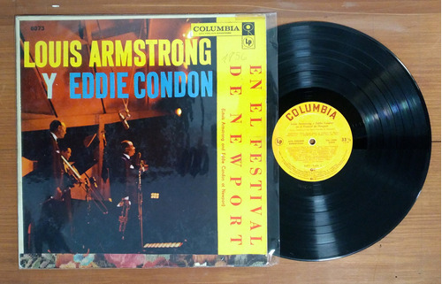 Louis Armstrong Eddie Condon En El Festival Newport Disco Lp
