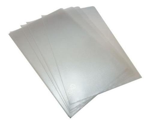 Carpeta Transparente Oficio Paq X10 Tipo Sobre Cristal Ele