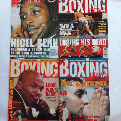 4 Tomos Revista Boxing News Londres 1998 Al 2000