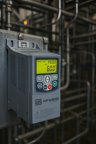 Inversor Frequência Weg Cfw500 0,5cv 220 V2,60a Mono Tri G2