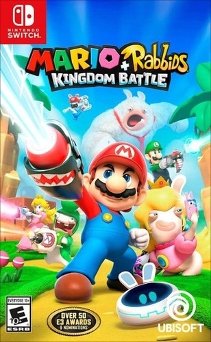 Nintendo Mario Y Rabbids Kingdom Battle Juego Fisico Nuevo
