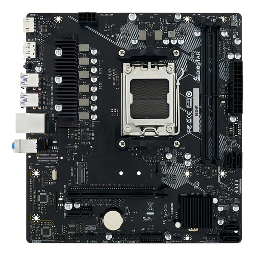 Tarjeta Madre Biostar B650mt Am5 Ddr5 M.2 Usb-c Micro Atx