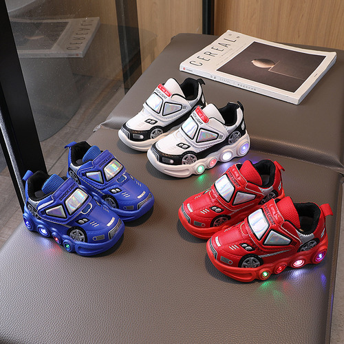 Zapatos Para Niños Con Luces Estilo Dibujos Animados