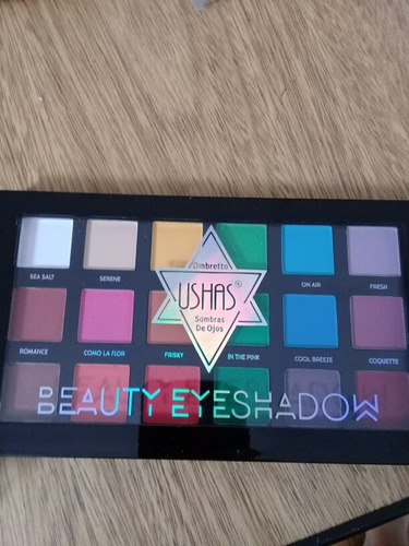 Paleta Sombra De Ojos Petaca 18 Tonos Ushas