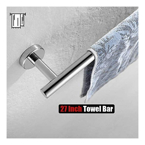 Toallero De Baño Jqk 27 Pul Cromado1