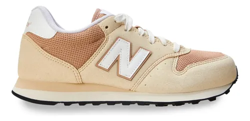 Tênis Casual Feminino 500v2 New Balance Bege Liso 39 Br