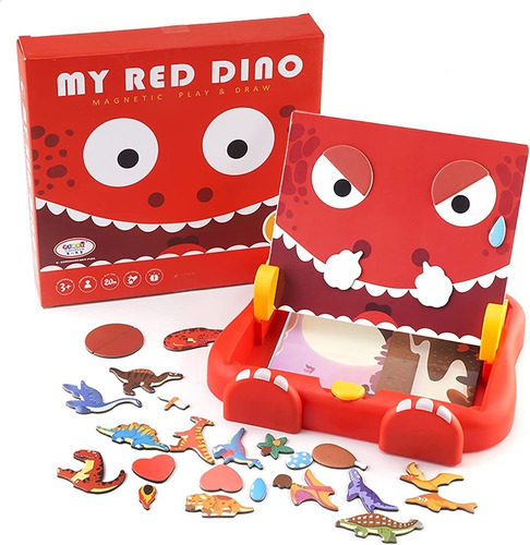 Juego Niños Pizarron Pizarra Magnetica Unicornio Dinosaurios