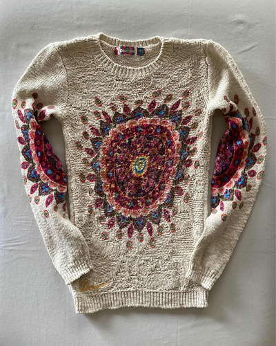 Desigual Kids. Sweater Mandala. Importado. T 11/12 #loe32