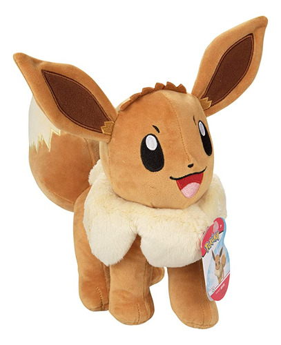 Pokémon Eevee - Juguete De Peluche Grande De 12 Pulgadas, .