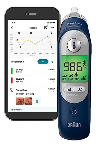 Termometro De Orelha Connect Braun Irt6575 Thermoscan 7
