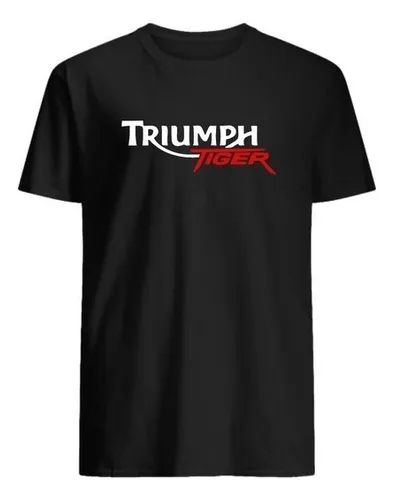 comprar Camiseta Triumph Tiger Camisa Moto Triumph 100% Algodão Top