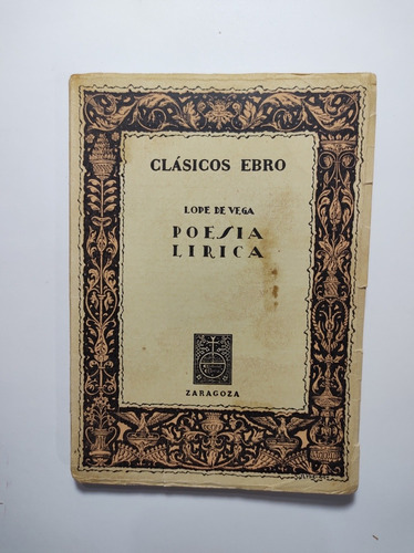 Poesía Lírica , Lope De Vega 