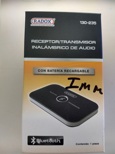 Receptor/transmisor Inalámbrico De Audio ,marca Radox