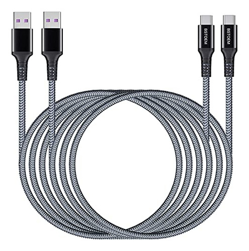 Cable De Carga C, Carga Rápida, Cable Usb C Largo, Cargador